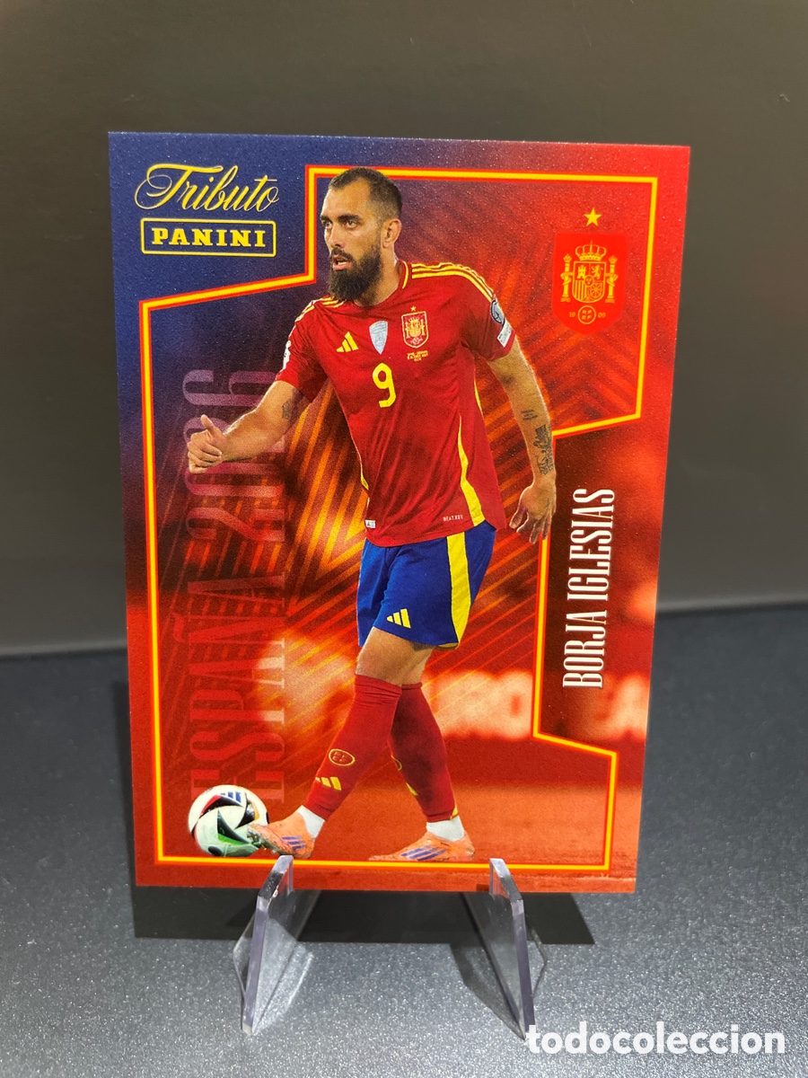 Figurine di Calcio: Borja Iglesias 65 Panini Tribute Seleccion Espa&ntilde;ola 2010-2026 Vamos Campeones