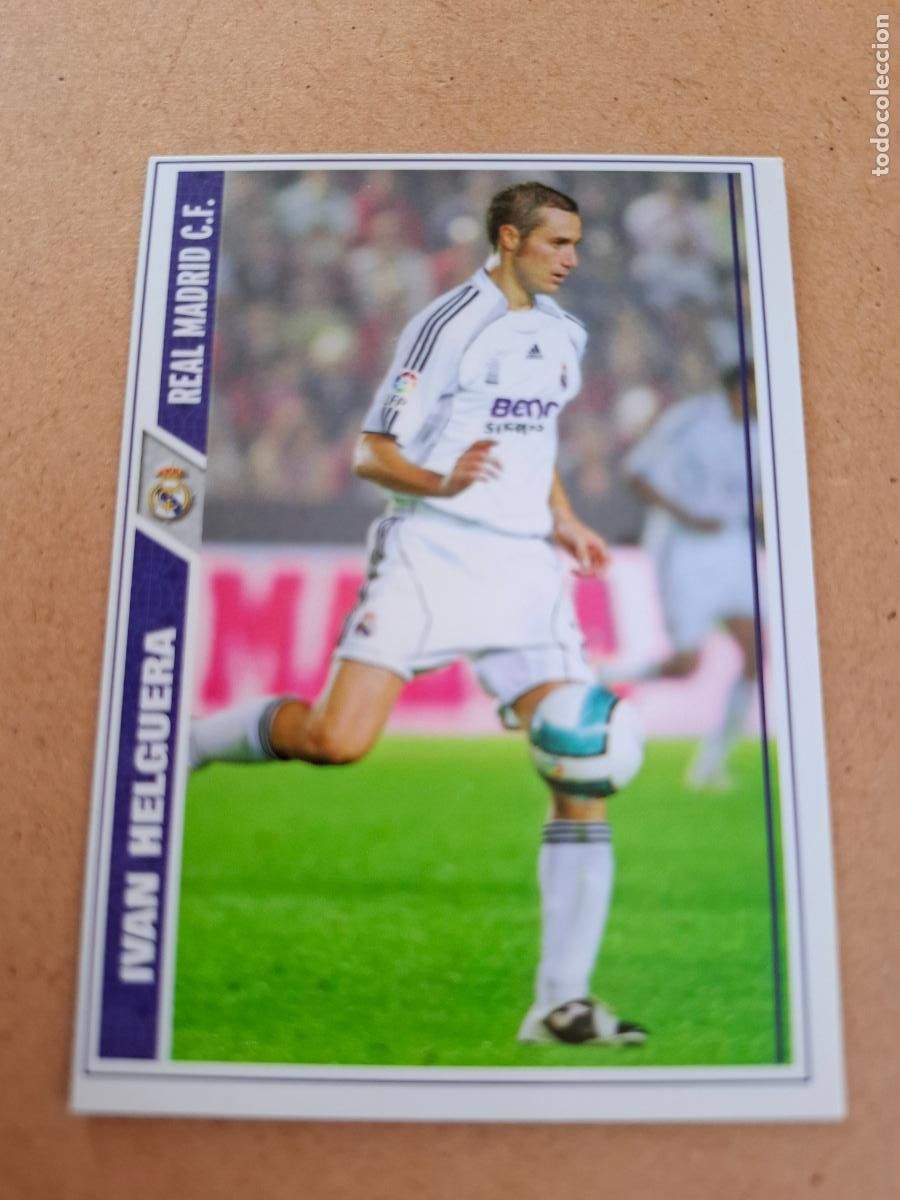 Cromos de f&uacute;tbol: MUNDICROMO 2007 2008 07 08 - 13 IV&Aacute;N HELGUERA ( BAJA ) - REAL MADRID