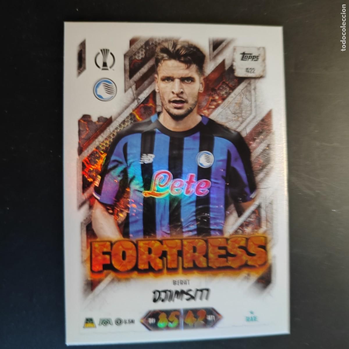 Figurine di Calcio: 20 ANIVERSARIO MATCH ATTAX 26/27 UCL CARD FORTRESS DJIMSM ATLALANTA # 422 TOPPS