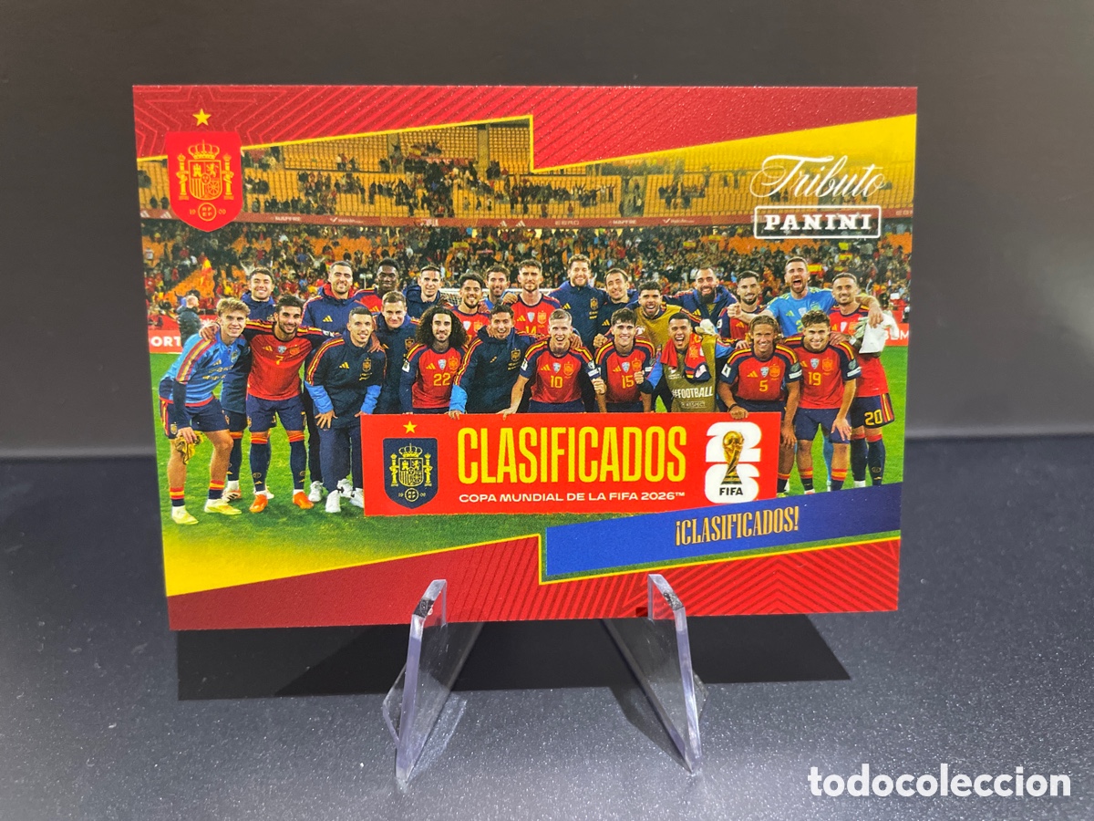Cromos de Futebol: Clasificados 70 Panini Tribute Seleccion Espa&ntilde;ola 2010-2026 Vamos Campeones