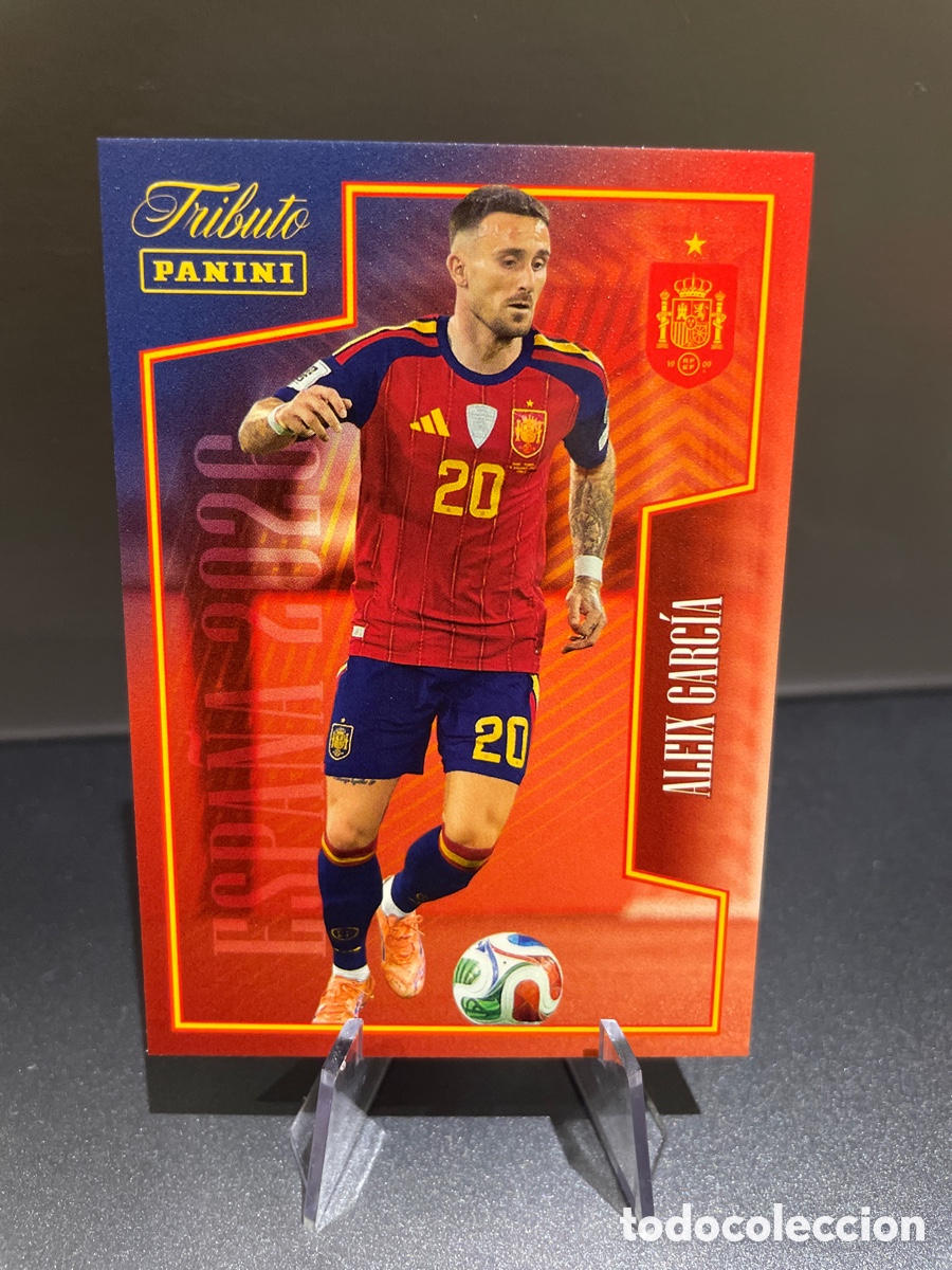 Football Stickers: Aleix Garcia 53 Panini Tribute Seleccion Espa&ntilde;ola 2010-2026 Vamos Campeone