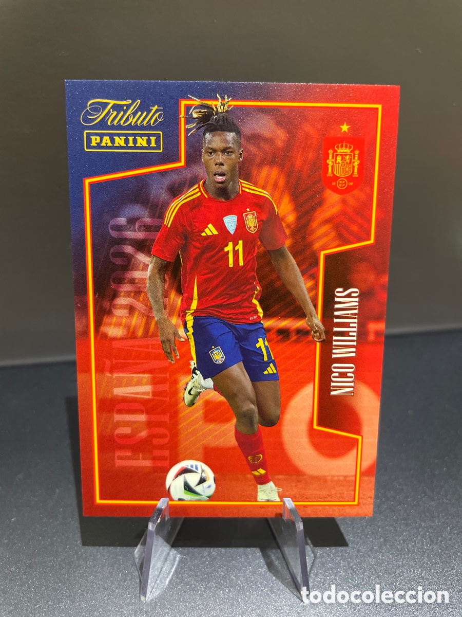 Cromos de Futebol: Nico Williams 63 Panini Tribute Seleccion Espa&ntilde;ola 2010-2026 Vamos Campeones