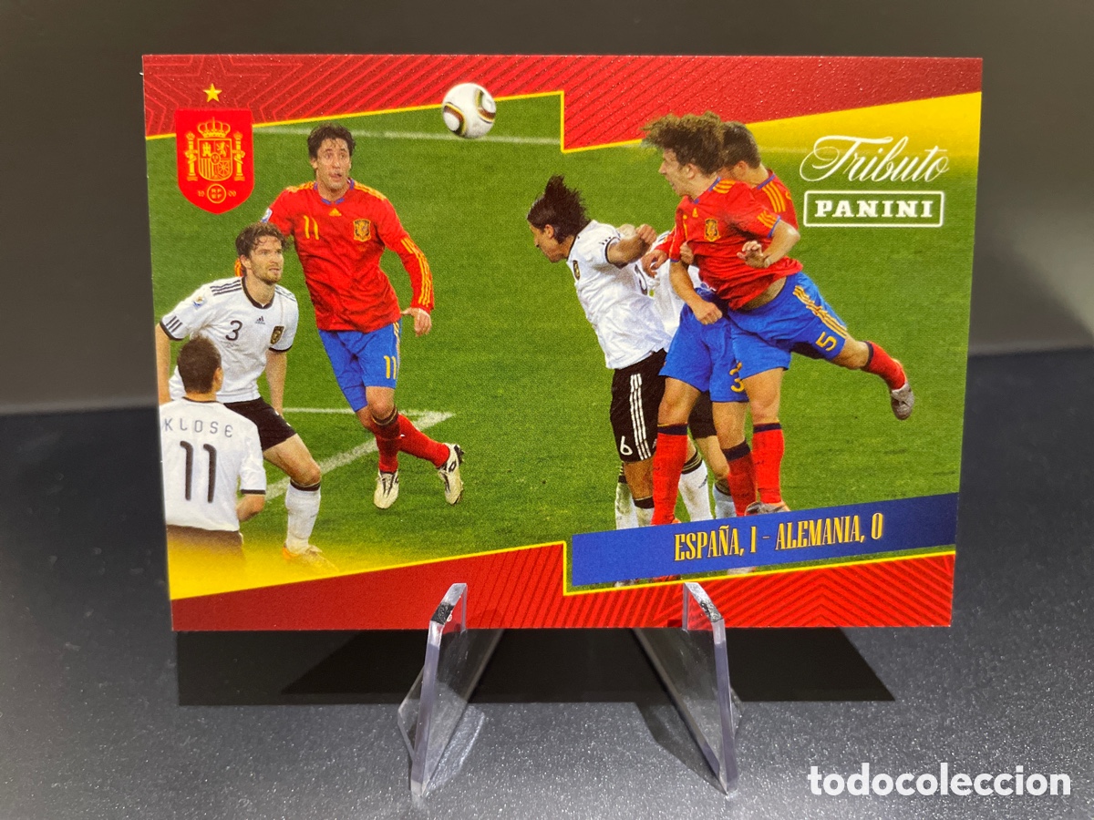 Football Stickers: Espa&ntilde;a 1 - Alemania 0 30 Panini Tribute Seleccion Espa&ntilde;ola 2010-2026 Vamos Campeones