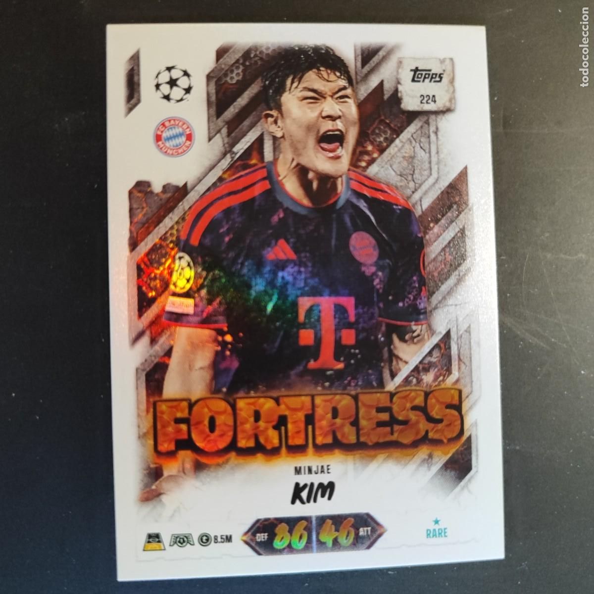 Cromos de f&uacute;tbol: 20 ANIVERSARIO MATCH ATTAX 26/27 UCL CARD FORTRESSKIM BAYER MUNICH # 224 TOPPS