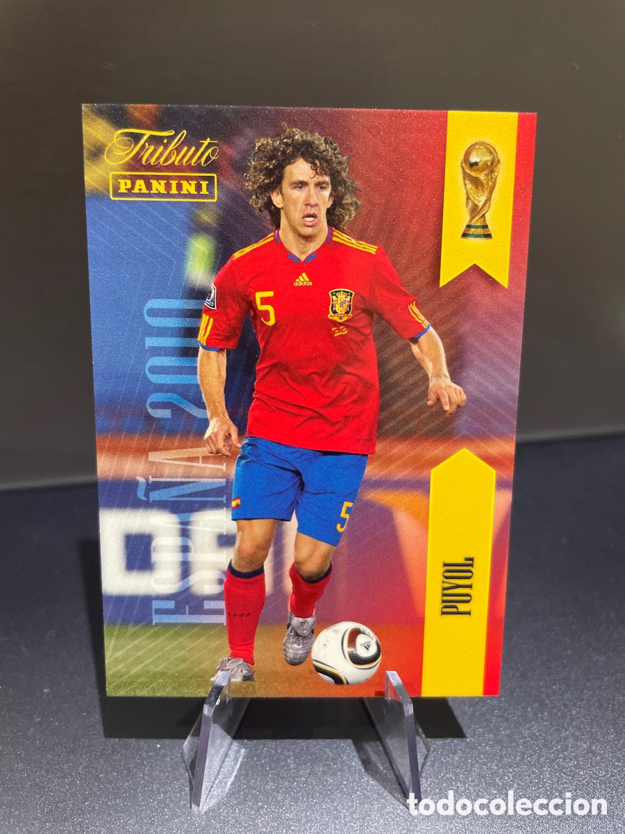 Football Stickers: Puyol 5 Panini Tribute Seleccion Espa&ntilde;ola 2010-2026 Vamos Campeones