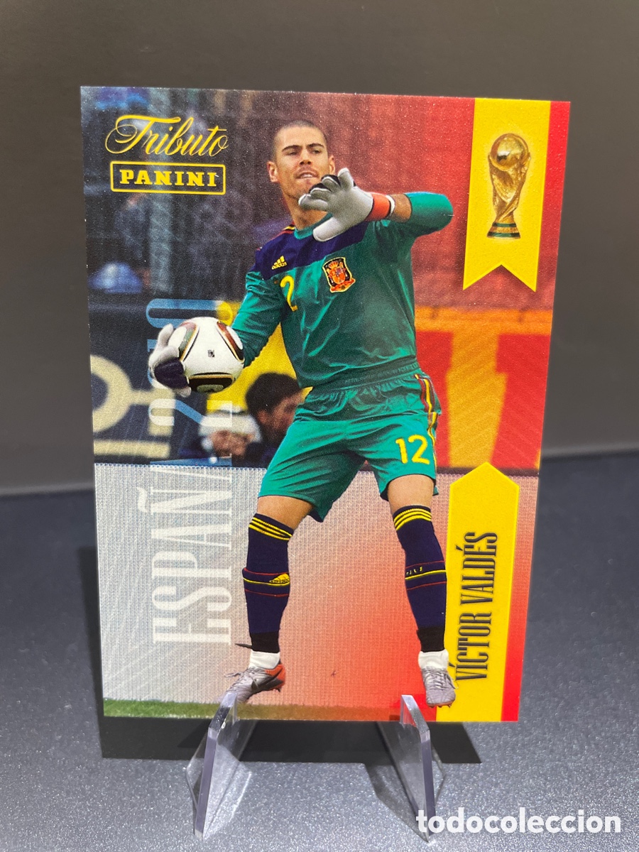 Cromos de Futebol: Victor Valdes 12 Panini Tribute Seleccion Espa&ntilde;ola 2010-2026 Vamos Campeones