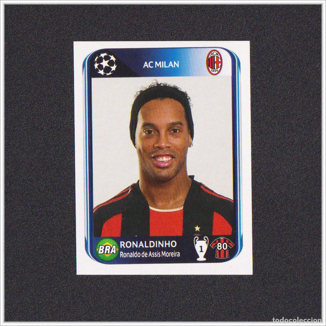 Fu&szlig;ball-Sticker: UEFA CHAMPIONS LEAGUE 2010 2011 10 11 PANINI RONALDINHO AC MILAN 425 COLECCI&Oacute;N ALBUM LIGA CAMPEONES