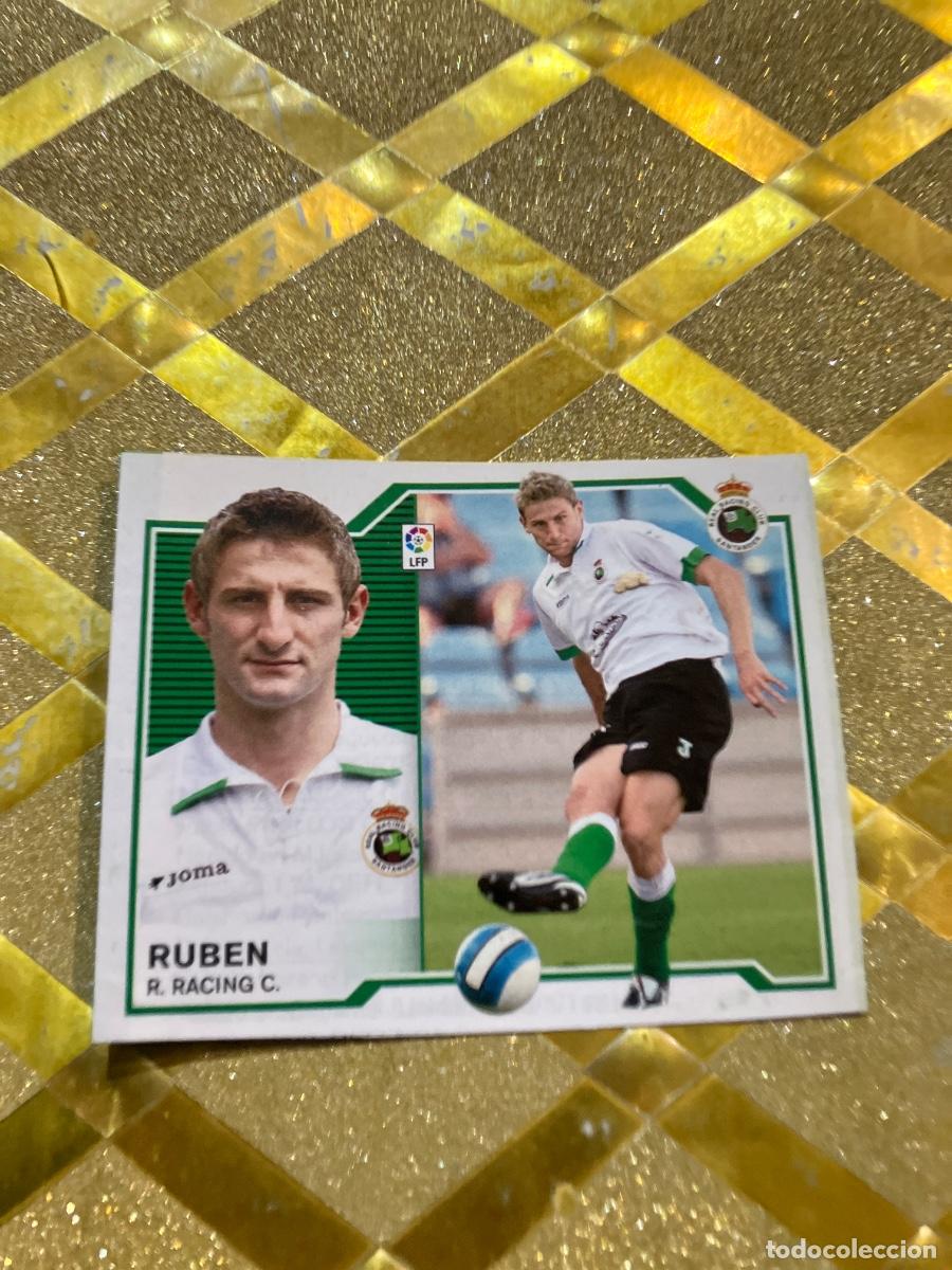 Fu&szlig;ball-Sticker: CROMO DE F&Uacute;TBOL RECORTADO RUBEN RACING DE SANTANDER LIGA 2006 2007 PANINI !