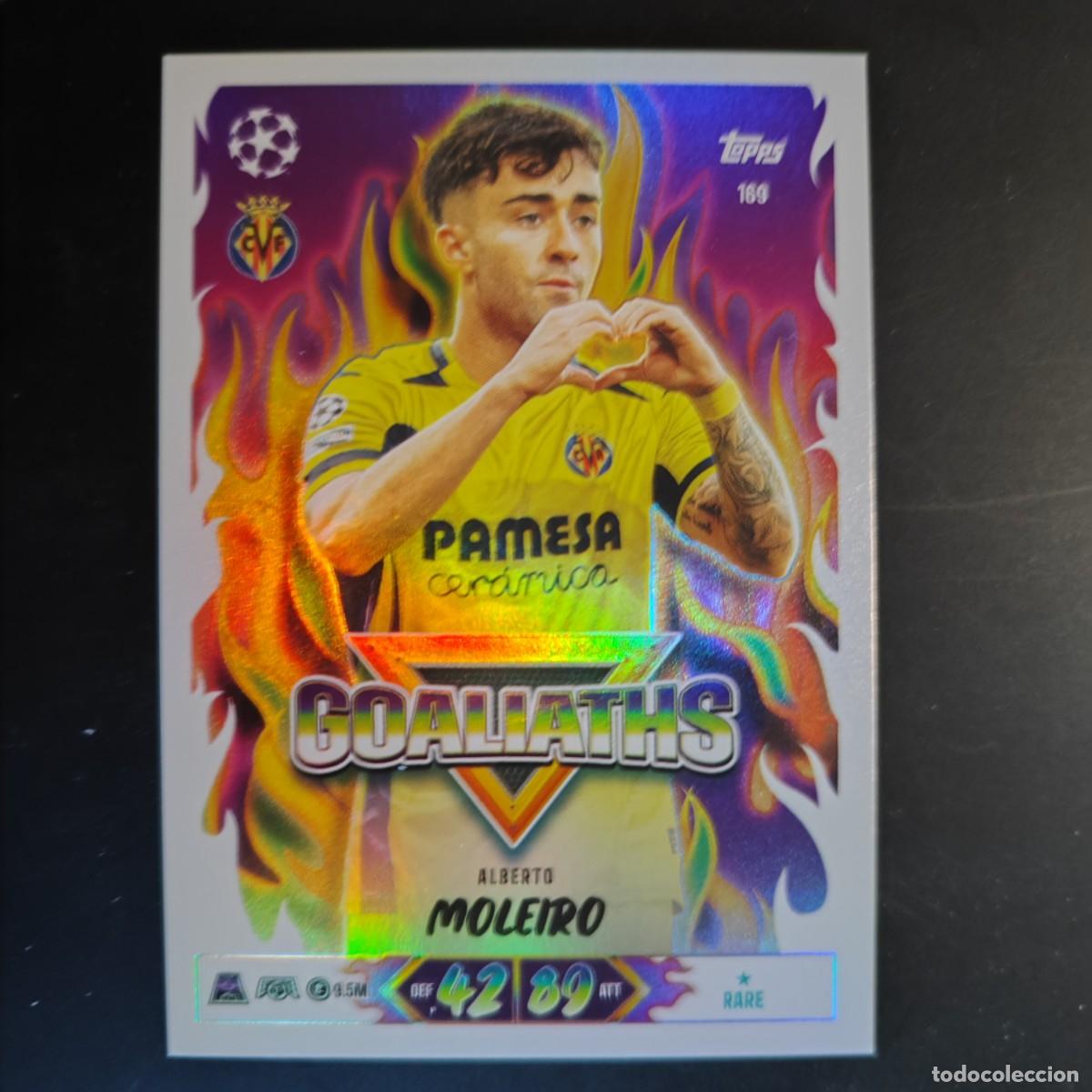 Cromos de Futebol: 20 ANIVERSARIO MATCH ATTAX 26/27 UCL CARD GOALIATHS MOLEIRO VILLARREAL # 169 TOPPS
