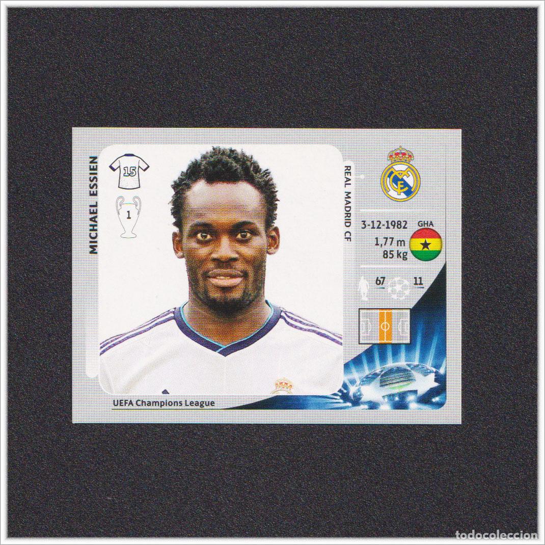 Cromos de f&uacute;tbol: UEFA CHAMPIONS LEAGUE PANINI 2012 2013 12 13 ESSIEN N&ordm; 238 REAL MADRID ALBUM LIGA COLECCI&Oacute;N
