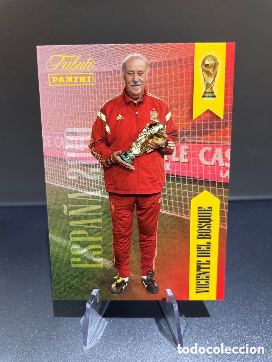 Football Stickers: Del Bosque 24 Panini Tribute Seleccion Espa&ntilde;ola 2010-2026 Vamos Campeones