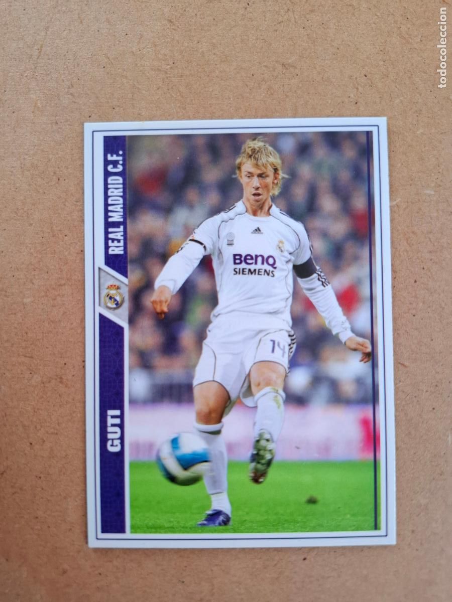 Cromos de f&uacute;tbol: MUNDICROMO 2007 2008 07 08 - 17 GUTI - REAL MADRID