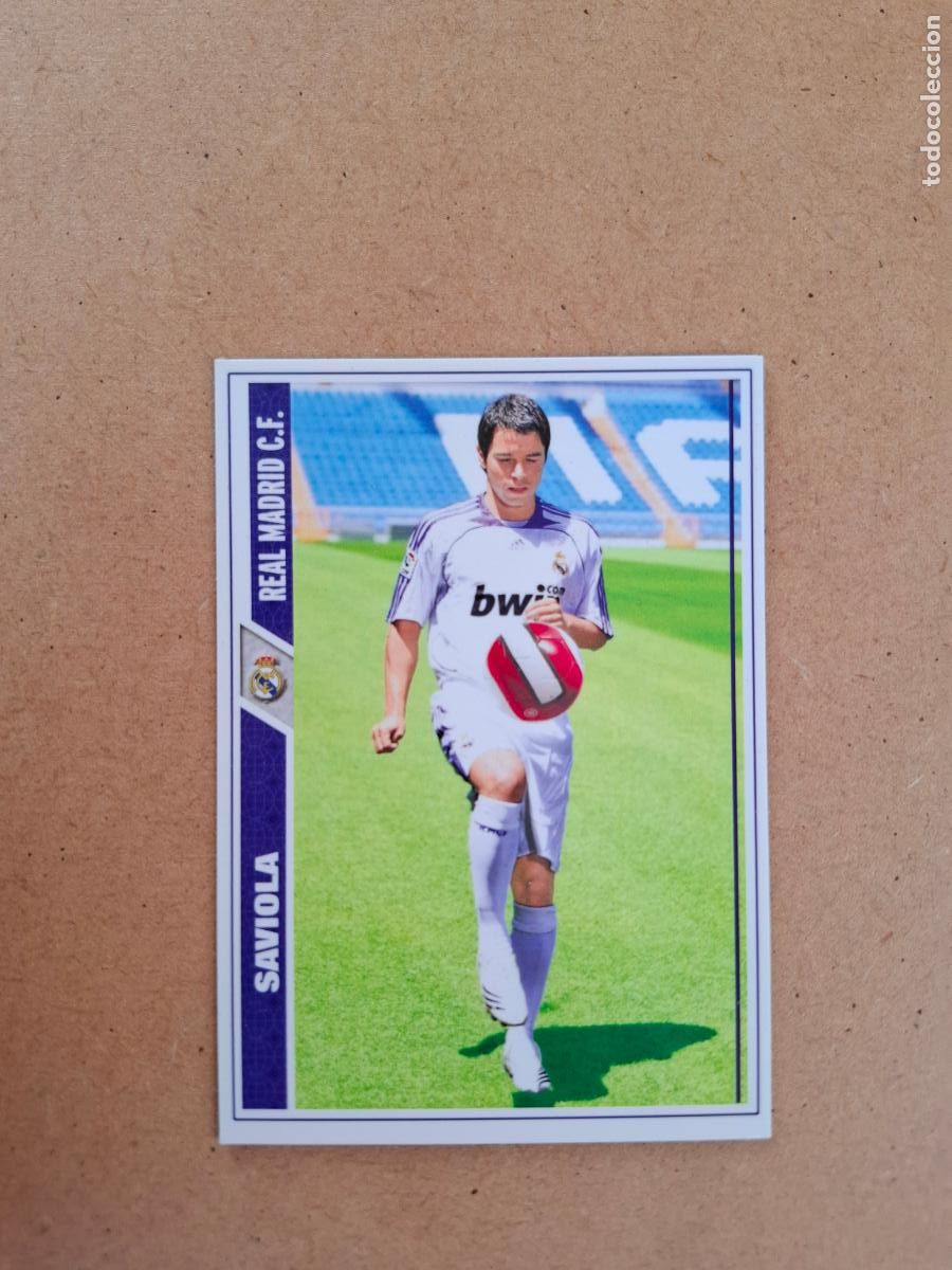 Cromos de f&uacute;tbol: MUNDICROMO 2007 2008 07 08 - 20 SAVIOLA - REAL MADRID