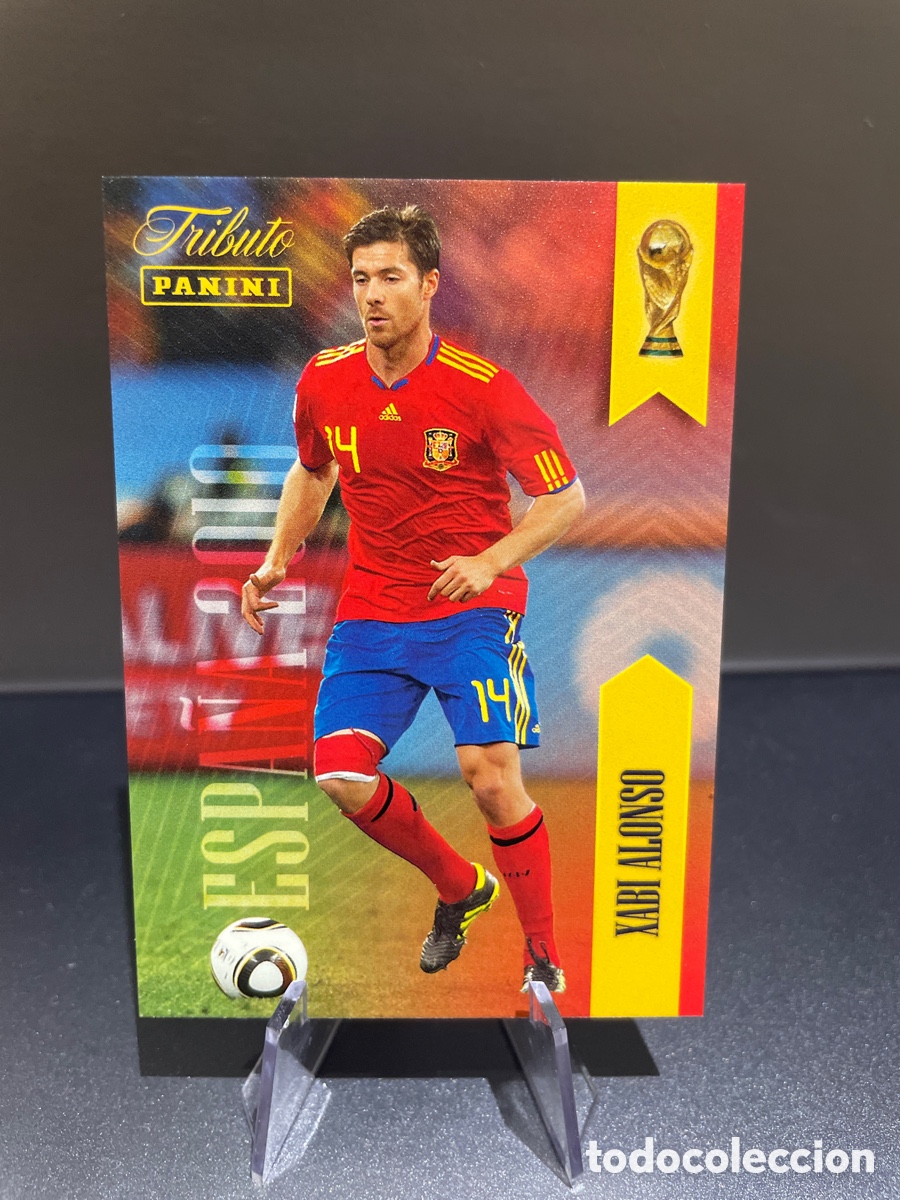 Figurine di Calcio: Xabi Alonso 14 Panini Tribute Seleccion Espa&ntilde;ola 2010-2026 Vamos Campeones