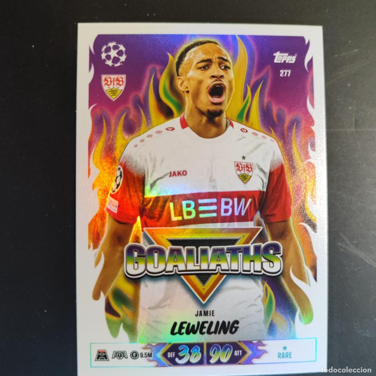 Football Stickers: 20 ANIVERSARIO MATCH ATTAX 26/27 UCL CARD GOALIATHS LEWELING STUTTGART # 277 TOPPS