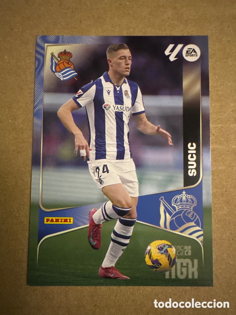 Cromos de f&uacute;tbol: # 319 Sucic Real Sociedad Megacracks 25 26 2025 2026 MGK