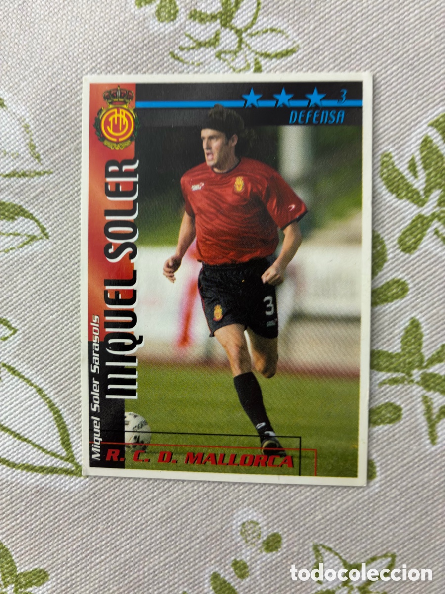 Football Stickers: Card Miquel Soler (RCD Mallorca) - F&uacute;tbol Match Total Liga 2002-2003 Magic Box Int. Retro