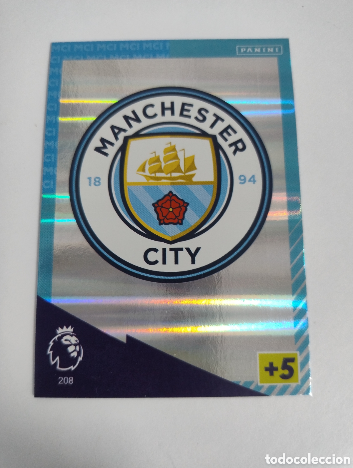 Cromos de f&uacute;tbol: 208 - Escudo - Manchester City - Adrenalyn XL Premier League 2021 - 2022