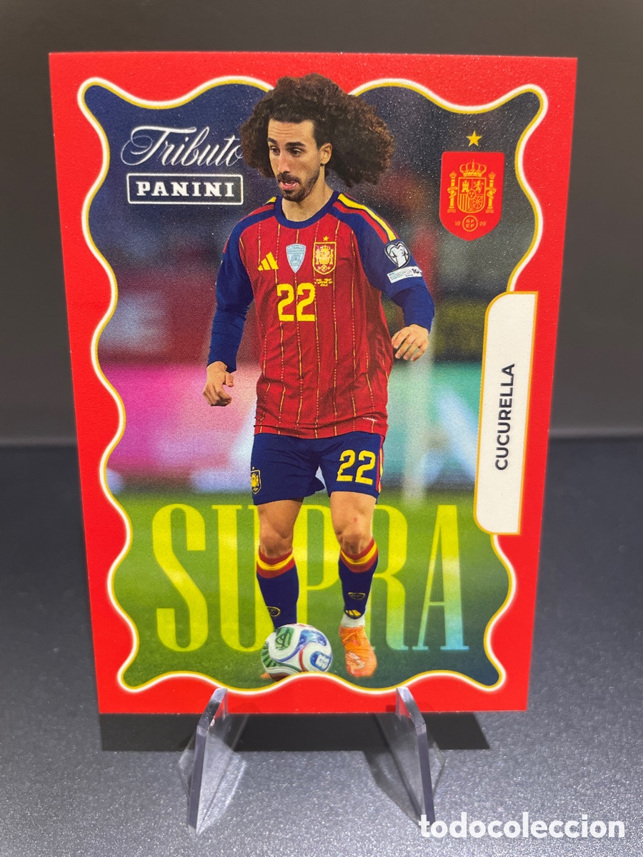 Cromos de f&uacute;tbol: Cucurella 75 Panini Tribute Seleccion Espa&ntilde;ola 2010-2026 Vamos Campeones
