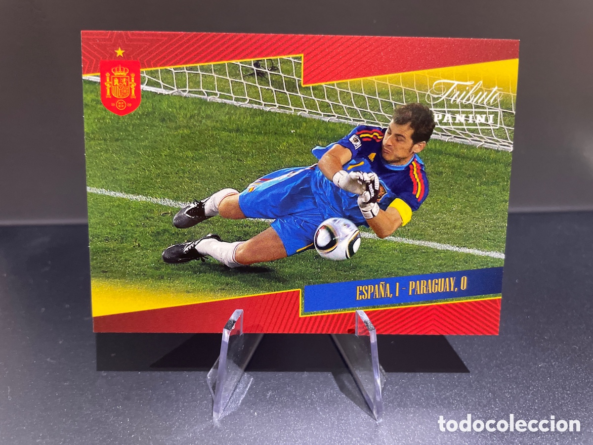 Cromos de f&uacute;tbol: Espa&ntilde;a 1 - Paraguay 0 29 Panini Tribute Seleccion Espa&ntilde;ola 2010-2026 Vamos Campeones