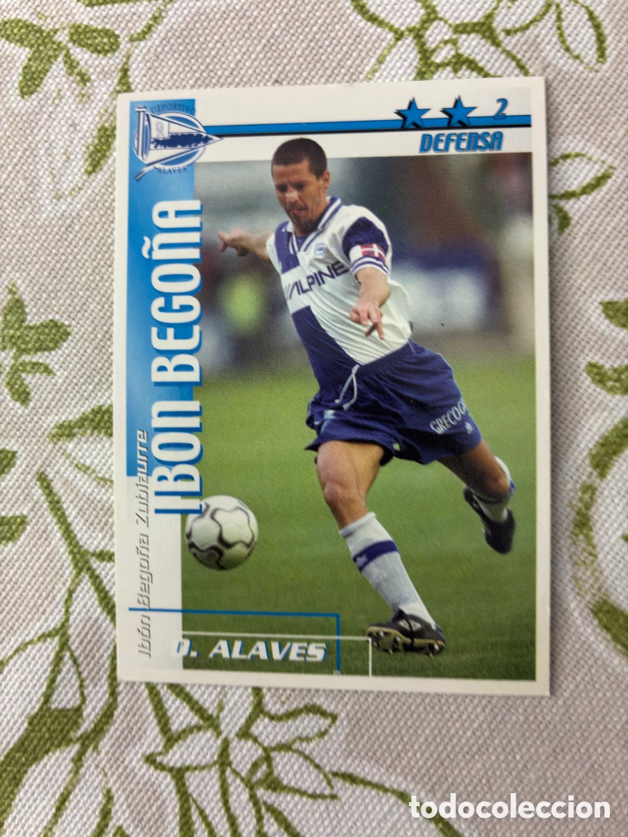 Cartes &agrave; collectionner de Football: Card Ibon Bego&ntilde;a (Deportivo Alav&eacute;s) - F&uacute;tbol Match Total Liga 2002-2003 Magic Box Int. Retro