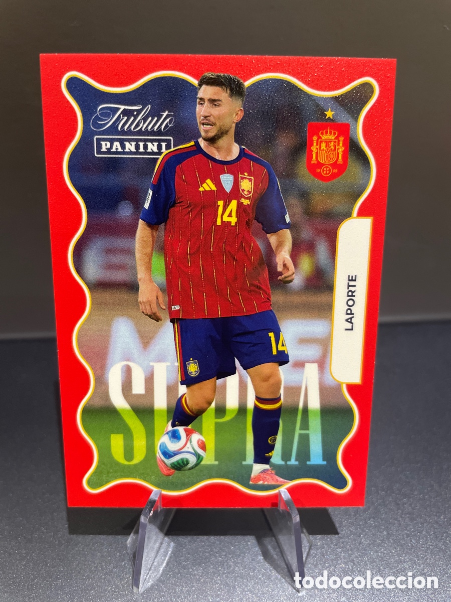 Cromos de f&uacute;tbol: Laporte 74 Panini Tribute Seleccion Espa&ntilde;ola 2010-2026 Vamos Campeones