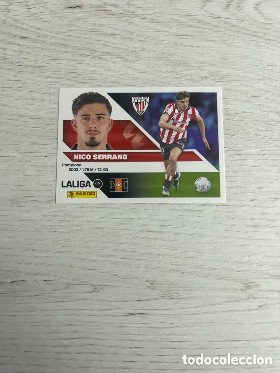 Cromos de f&uacute;tbol: Nico Serrano 15 Athletic Club Liga Este 2026/27 26-27 Panini