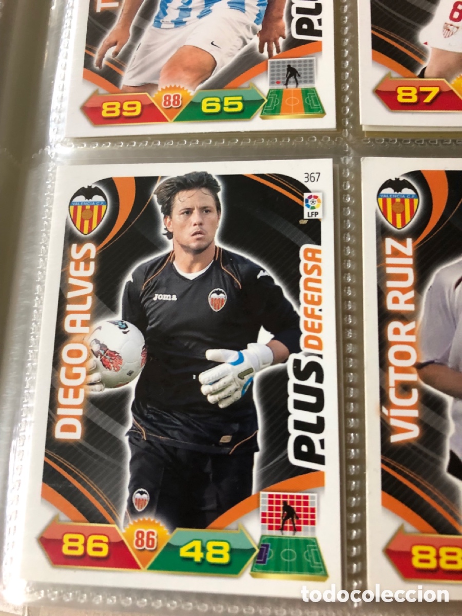 Cromos de f&uacute;tbol: DIEGO ALVES N&ordm; 367 / PLUS DEFENSA (VALENCIA) ADRENALYN XL 2011 2012 PANINI 11 12 CARD FICHA LIGA LFP
