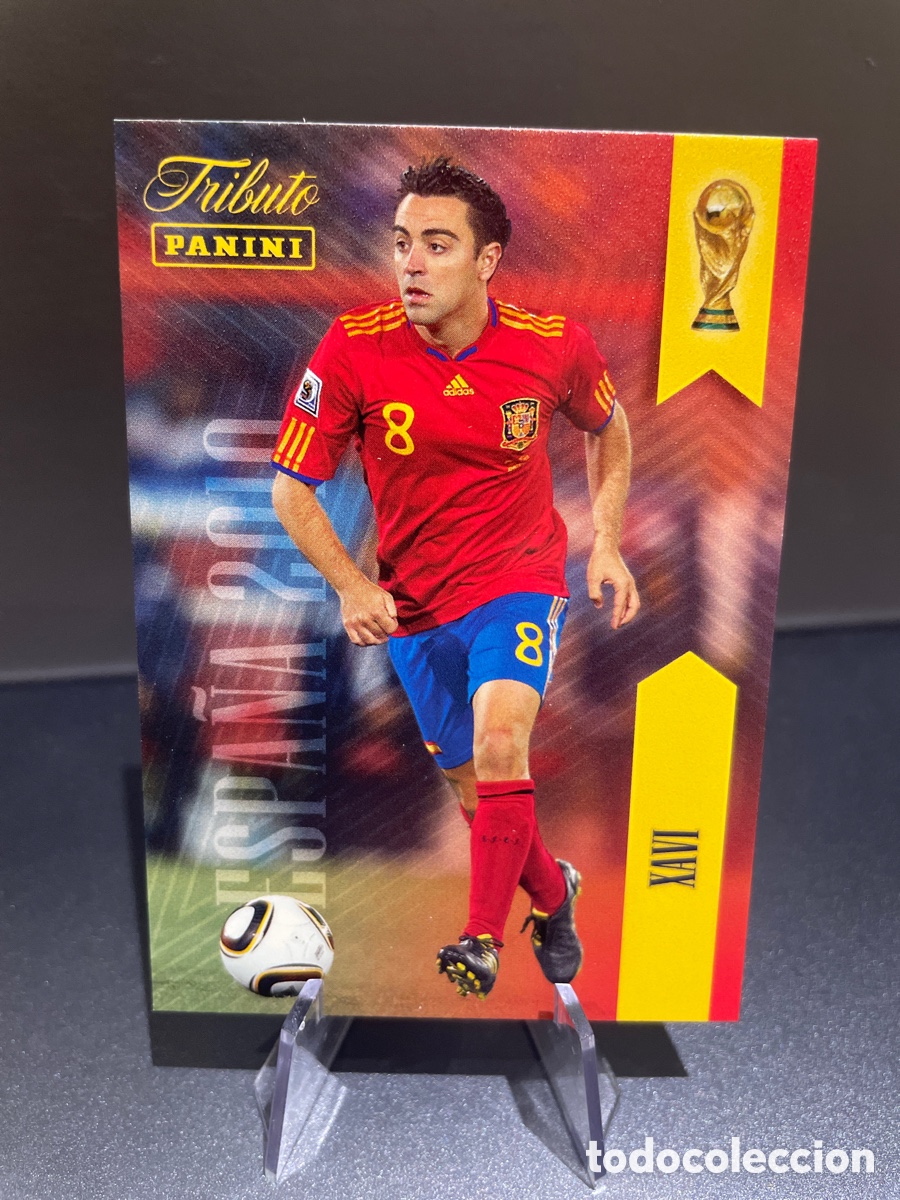Fu&szlig;ball-Sticker: Xavi 8 Panini Tribute Seleccion Espa&ntilde;ola 2010-2026 Vamos Campeones