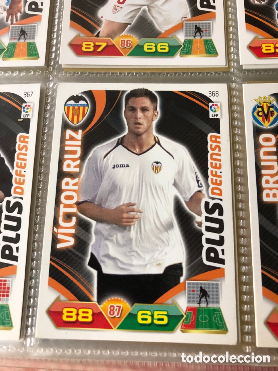 Cromos de f&uacute;tbol: VICTOR RUIZ PLUS DEFENSA 368 (VALENCIA) 2011-2012 11 12 ADRENALYN PANINI CROMO CARTA A-2