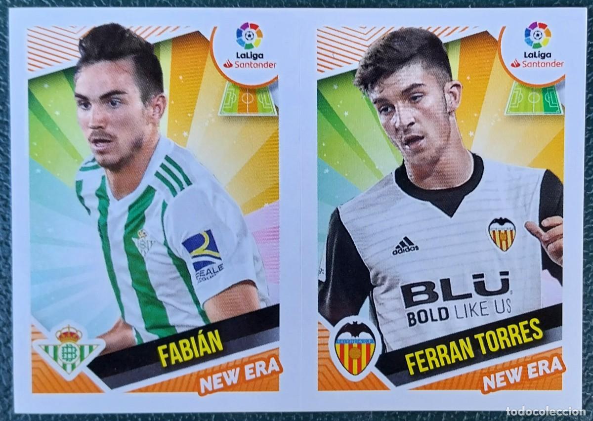 Cromos de f&uacute;tbol: 5 FABIAN / FERRAN TORRES NEW ERA CROMOS ALBUM EDICIONES ESTE 2018 2019 18 19