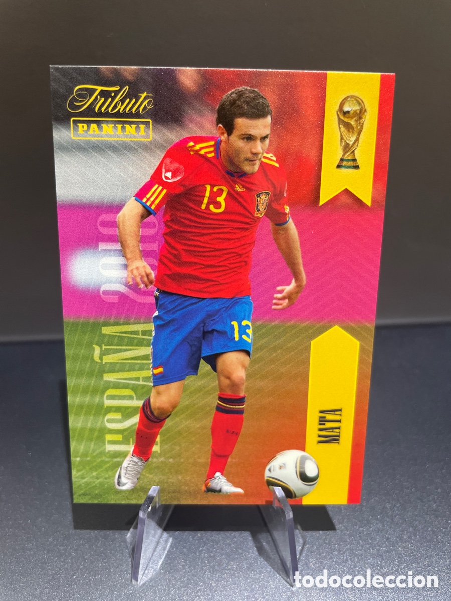 Cartes &agrave; collectionner de Football: Mata 13 Panini Tribute Seleccion Espa&ntilde;ola 2010-2026 Vamos Campeones