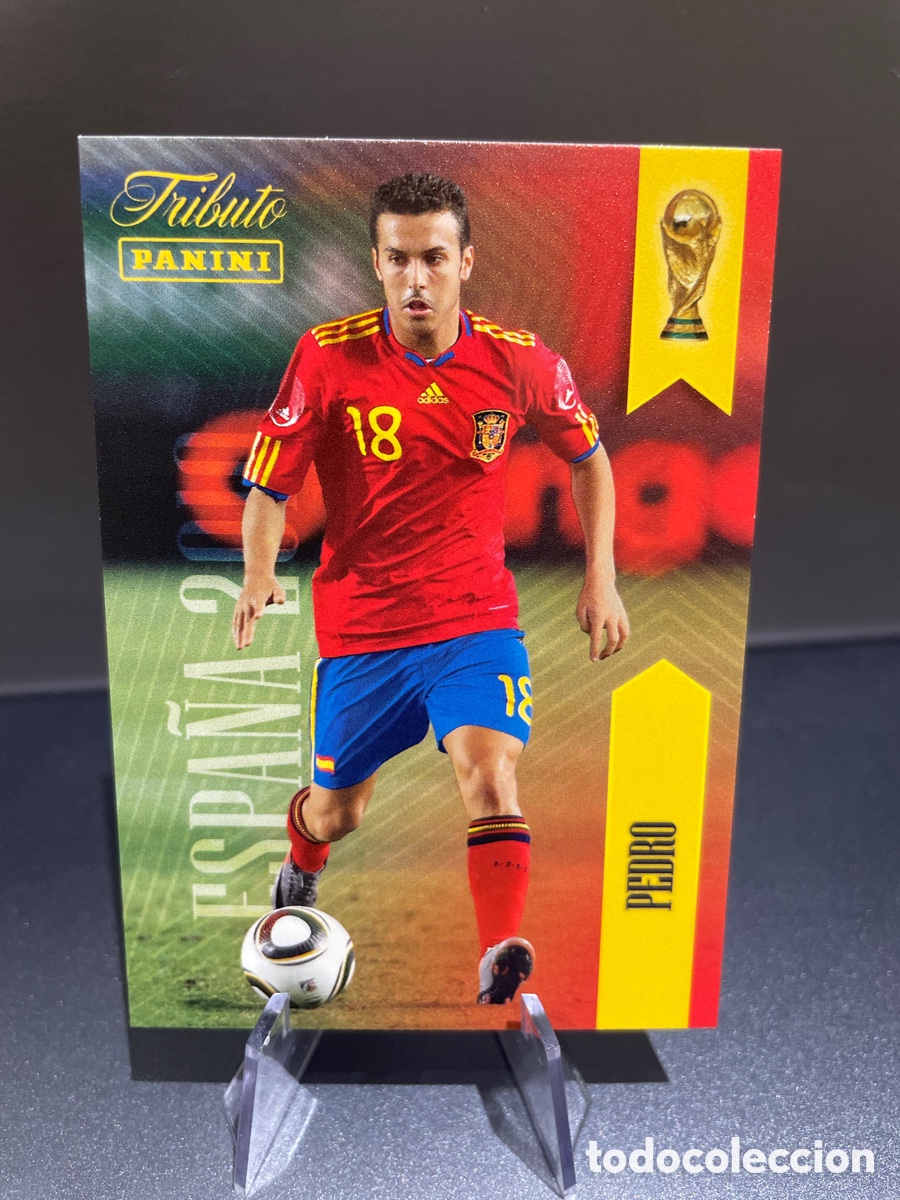 Cromos de f&uacute;tbol: Pedro 18 Panini Tribute Seleccion Espa&ntilde;ola 2010-2026 Vamos Campeones