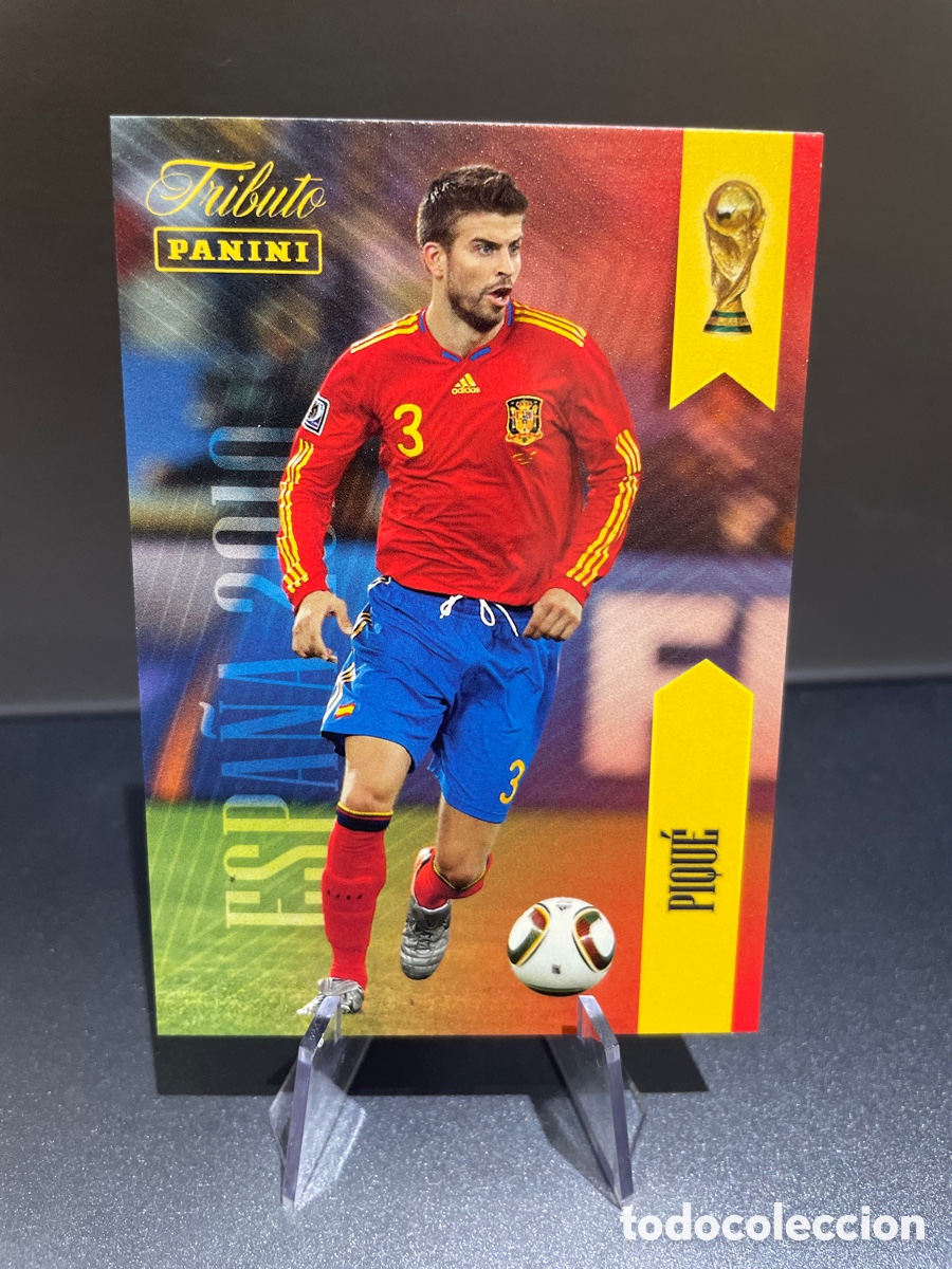 Cromos de Futebol: Pique 3 Panini Tribute Seleccion Espa&ntilde;ola 2010-2026 Vamos Campeones