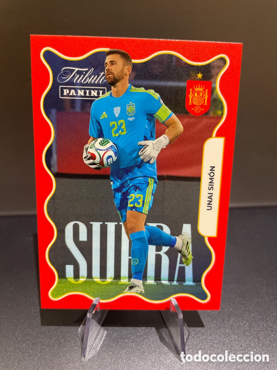 Cromos de f&uacute;tbol: Unai Simon 71 Panini Tribute Seleccion Espa&ntilde;ola 2010-2026 Vamos Campeones