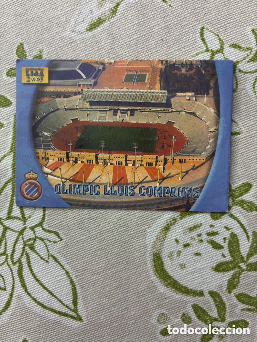 Cromos de f&uacute;tbol: Card Estadio Ol&iacute;mpic Llu&iacute;s Companys (RCD Espanyol) - Mundicromo Liga 2002-2003 N.&ordm; 353 Retro