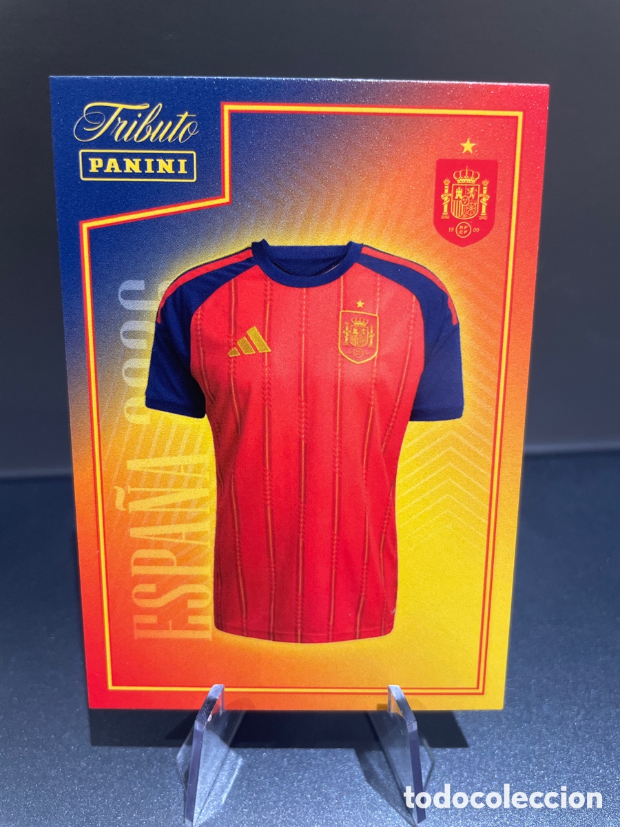 Figurine di Calcio: Equipacion Espa&ntilde;a 36 Panini Tribute Seleccion Espa&ntilde;ola 2010-2026 Vamos Campeones