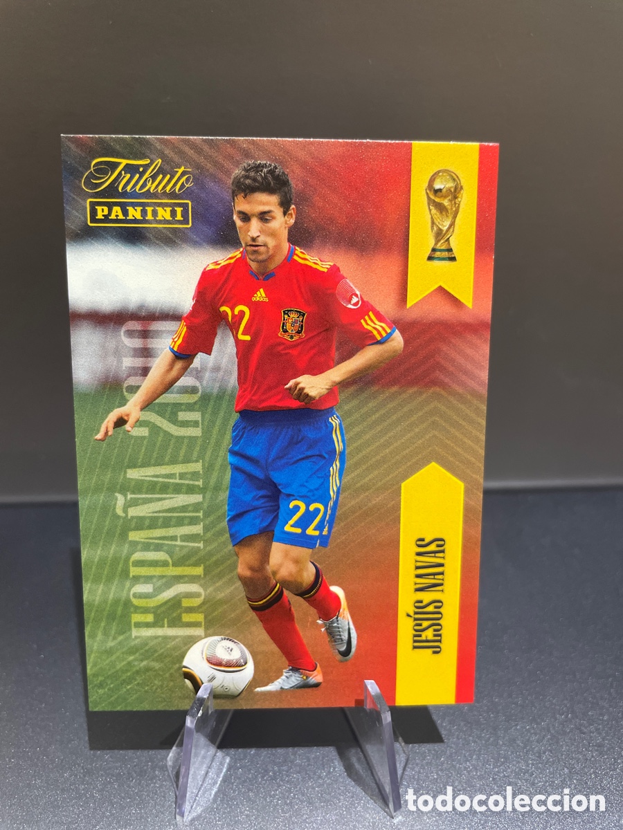 Cromos de Futebol: Jesus Navas 22 Panini Tribute Seleccion Espa&ntilde;ola 2010-2026 Vamos Campeones