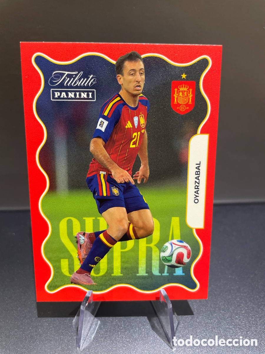 Cartes &agrave; collectionner de Football: Oyarzabal 80 Panini Tribute Seleccion Espa&ntilde;ola 2010-2026 Vamos Campeones