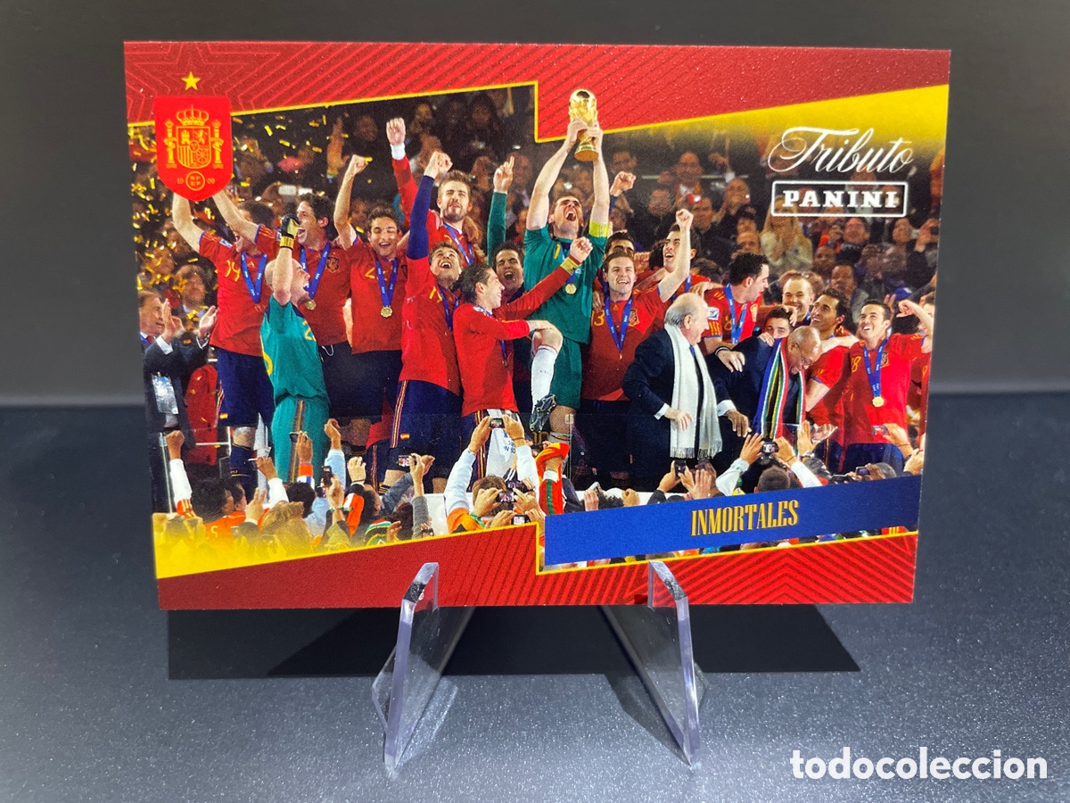 Football Stickers: Inmortales 34 Panini Tribute Seleccion Espa&ntilde;ola 2010-2026 Vamos Campeones