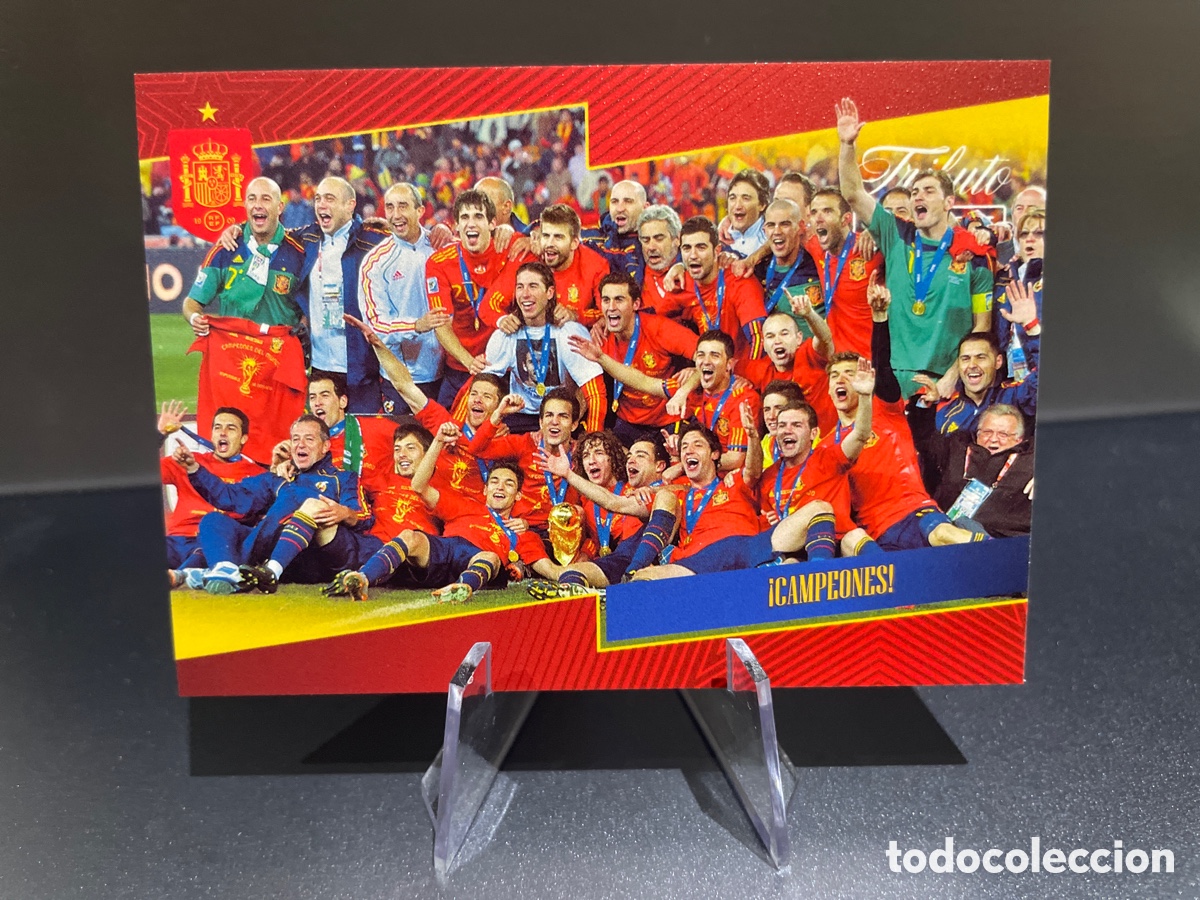 Cromos de Futebol: Campeones 33 Panini Tribute Seleccion Espa&ntilde;ola 2010-2026 Vamos Campeones