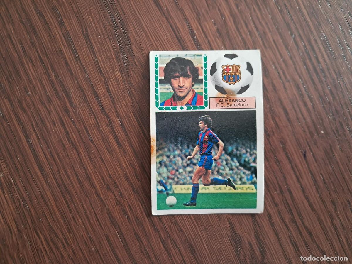Football Stickers: cromo de futbol, edic. Este 83-84, Alexanco, F.C. Barcelona. sin pegar.