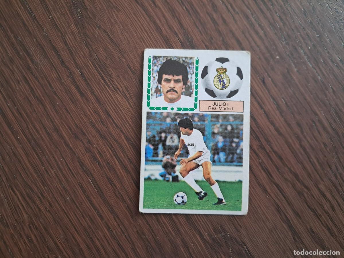 Cromos de f&uacute;tbol: cromo de futbol, edic. Este 83-84, Julio I, Real Madrid, &uacute;ltimos fichajes n&ordm; 4. sin pegar. versi&oacute;n 1