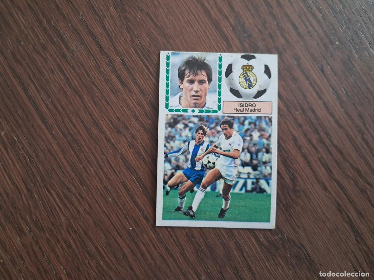 Cromos de f&uacute;tbol: cromo de futbol, edic. Este 83-84, Isidro, Real Madrid. sin pegar.