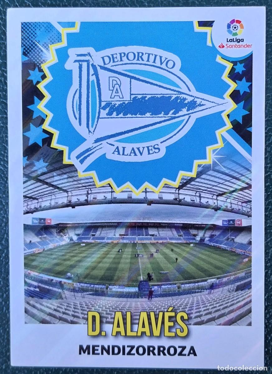 Cromos de f&uacute;tbol: 1 ESCUDO DEPORTIVO ALAVES CROMOS ALBUM EDICIONES ESTE 2018 2019 18 19