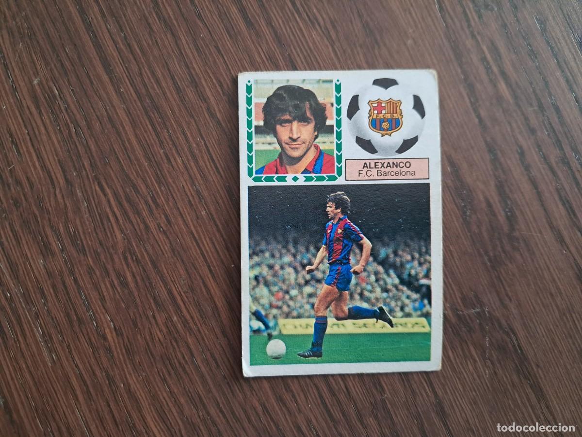 Cromos de Futebol: cromo de futbol, edic. Este 83-84, Alexanco, F.C. Barcelona. sin pegar.