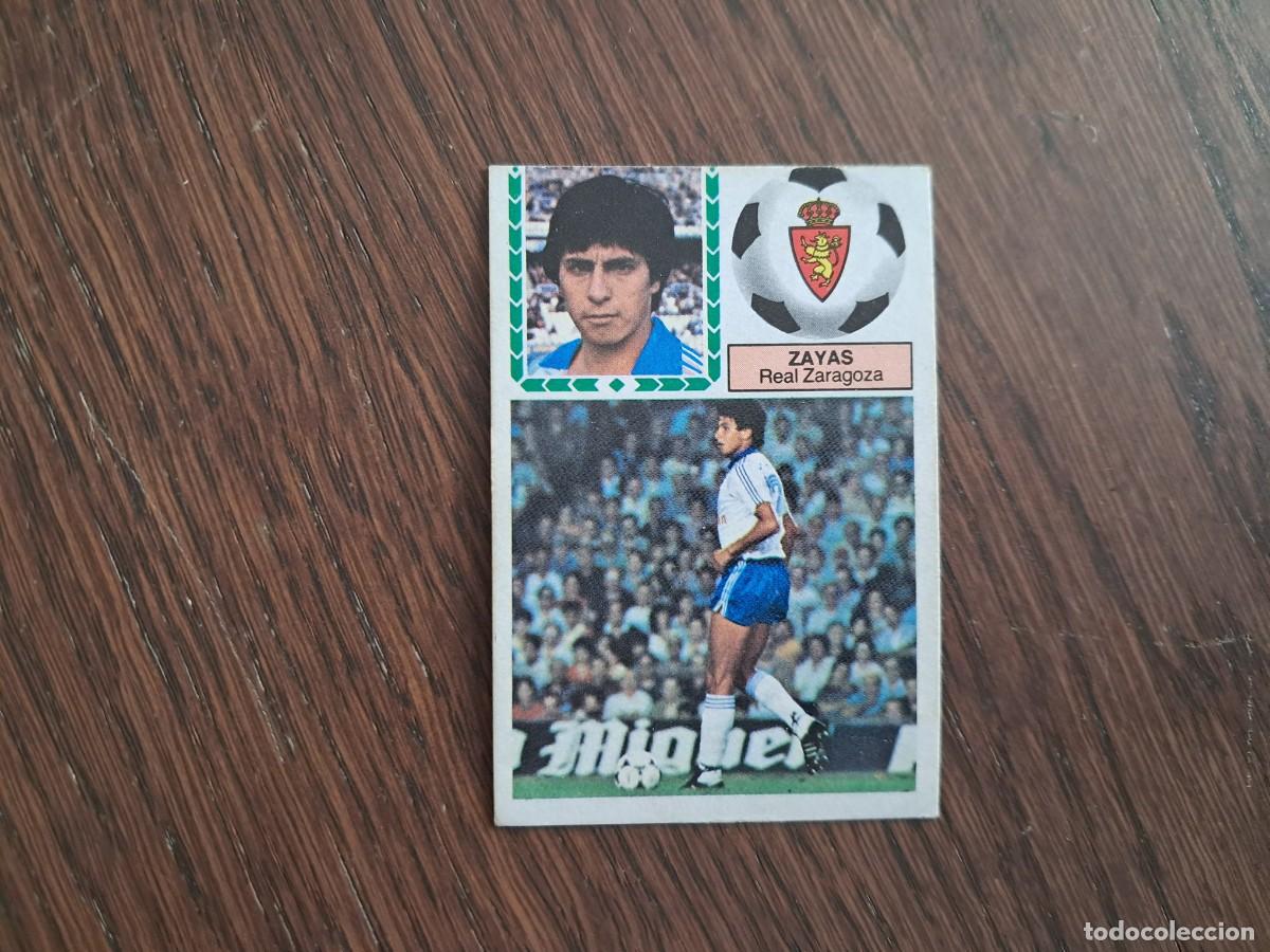 Cromos de Futebol: cromo de futbol, edic. Este 83-84, Zayas, Real Zaragoza. sin pegar.