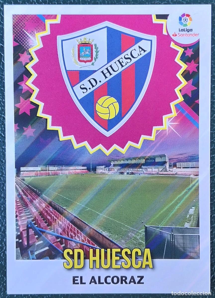 Cromos de f&uacute;tbol: 21 ESCUDO SD HUESCA CROMOS ALBUM EDICIONES ESTE 2018 2019 18 19