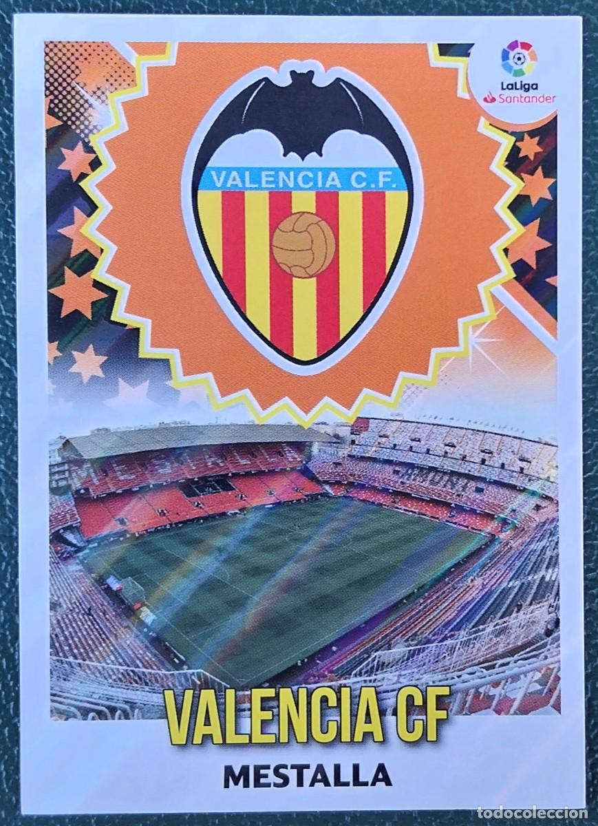 Cromos de f&uacute;tbol: 35 ESCUDO VALENCIA CF CROMOS ALBUM EDICIONES ESTE 2018 2019 18 19