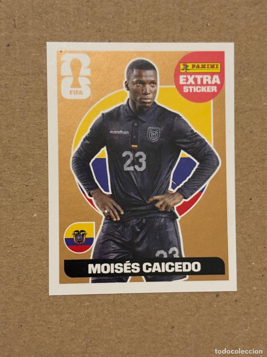 Cromos de f&uacute;tbol: CROMO EXTRA STICKER MOISES CAICEDO MUNDIAL FIFA WORLD CUP 2026 STICKER PANINI SIN PEGAR